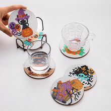 Load image into Gallery viewer, Halloween Table Coasters - Paint with Diamonds