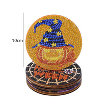 Load image into Gallery viewer, Happy Halloween Diamond Painting Coasters