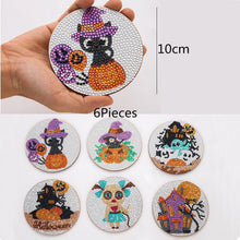 Load image into Gallery viewer, Halloween Table Coasters - Paint with Diamonds
