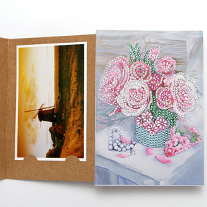 Pink Roses Diamond Painting Album Cover