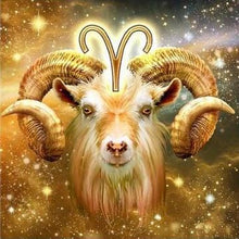 Load image into Gallery viewer, Aries Zodiac sign Diamond Art kit
