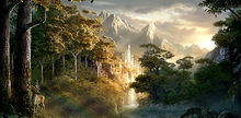Load image into Gallery viewer, Beautiful Valley Scene - Paints by Diamonds Art Kit