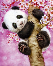Load image into Gallery viewer, Cute Little Panda - Paint by Diamonds 5D Art