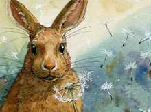 Load image into Gallery viewer, Cute Rabbit 5D Art - Paints by Diamonds