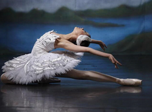 Load image into Gallery viewer, Embroidery Ballet dancer - 5D Diamond Painting