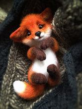 Load image into Gallery viewer, Fox Kit - 5D Diamond Painting