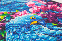 Load image into Gallery viewer, Cute Blue Parrots & Flowers