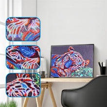 Load image into Gallery viewer, Colorful Sleeping Tiger - Special Diamond Painting