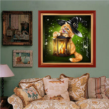Load image into Gallery viewer, "Halloween Cat - Special Diamond Painting