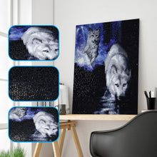 Load image into Gallery viewer, Night Wolves - Special Diamond Painting