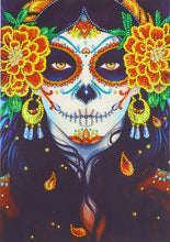 Load image into Gallery viewer, Halloween Women and Flowers - Special Diamond Painting