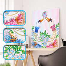 Load image into Gallery viewer, Swans in Love - Special Diamond Painting