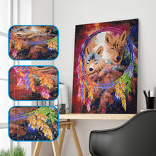 Load image into Gallery viewer, Wolf Crystal Emblem - Special Diamond Painting