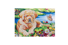 Load image into Gallery viewer, Dog in Garden - Special Diamond Painting
