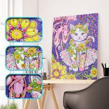 Load image into Gallery viewer, Cutie White Cat - Special Diamond Painting