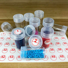 Load image into Gallery viewer, Transparent Containers & Stickers to Store Diamond Drills