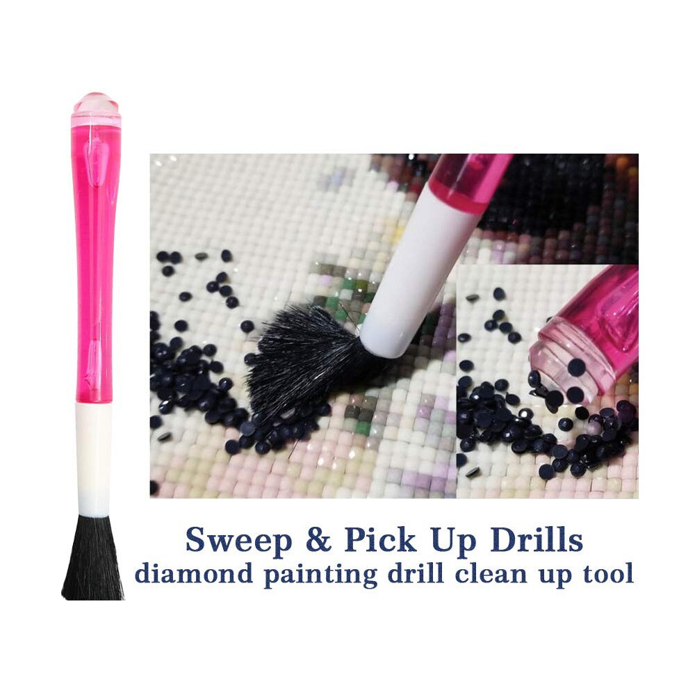 Brush Tool to Sweep & Pick up Spilled Drills – Paint by Diamonds