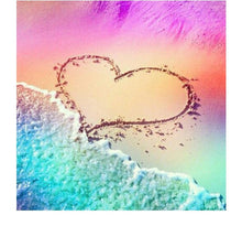 Load image into Gallery viewer, Attractive Heart on the Beach Diamond Painting