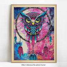 Load image into Gallery viewer, Colorful Big Dream Catcher Owl