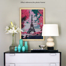 Load image into Gallery viewer, Eiffel Tower Covered in Pink Plants