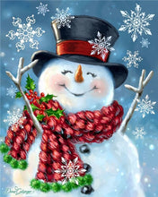 Load image into Gallery viewer, Elegant Snowman DIY Paintings