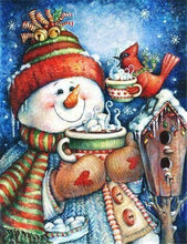 Load image into Gallery viewer, Elegant Snowman DIY Paintings