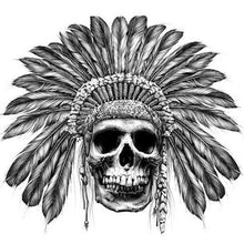 Load image into Gallery viewer, skull art diamonds