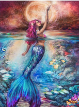 Load image into Gallery viewer, Mermaid diamond painting