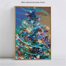 Load image into Gallery viewer, Beautiful Decorated Christmas Tree Diamond Art Kit