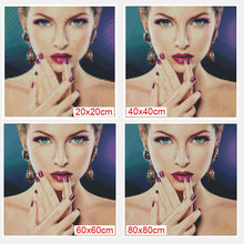 Load image into Gallery viewer, Frost Dragon Painting with Diamonds