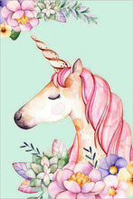 Load image into Gallery viewer, Pink Unicorn & Flamingo Diamond Painting