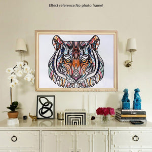 Tiger & Elephant Special Diamond Art