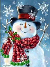 Load image into Gallery viewer, Elegant Snowman DIY Paintings