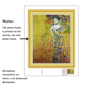 Fabulous Gustav Klimt Portrait Diamond Painting Kits