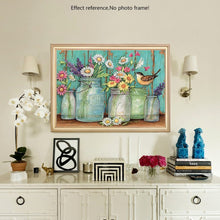 Load image into Gallery viewer, Beautiful Flower Jars  & Sparrow Diamond Painting