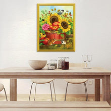 Load image into Gallery viewer, Sunflowers & Squirrel Painting Kit