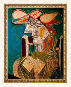 Abstract Woman Portrait by Picasso