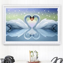 Load image into Gallery viewer, Lovely Swan Pair DIY Painting Kit