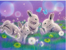 Load image into Gallery viewer, Tigers & Rabbits Diamond Art Collection