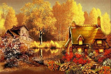 Load image into Gallery viewer, Natural Landscapes & houses Painting Kits