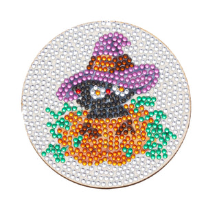 Halloween Table Coasters - Paint with Diamonds