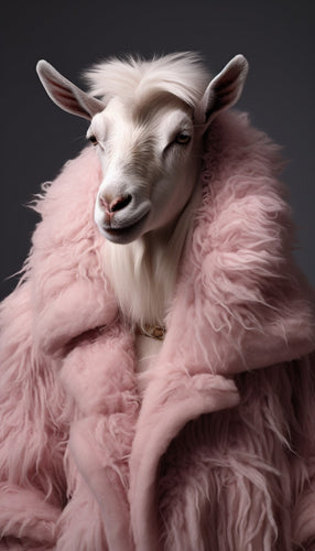 Goat in furry coat Diamond Painting