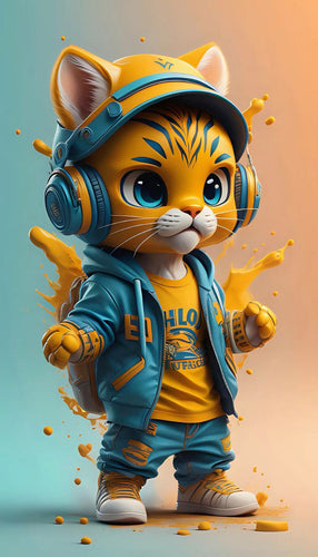 Little Tiger's Stylish Look 