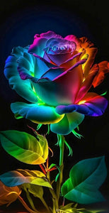 Neon Rose's Mesmerizing Glow