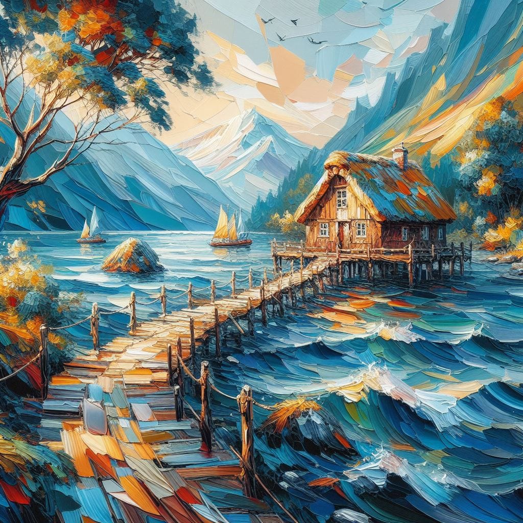 Painting of a Sea Cabin 