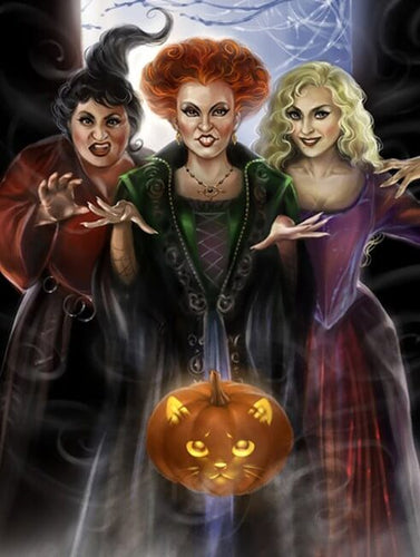 Halloween Witches DIY Diamond Painting