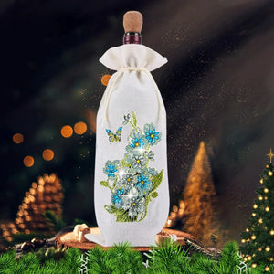 Diamond Art Wine Bottle Bags