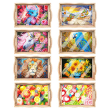 Load image into Gallery viewer, Diamond Painting Wooden Tray For Kitchen