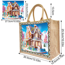 Load image into Gallery viewer, Diamond Painting Bag with Christmas Art