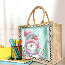 Load image into Gallery viewer, Diamond Painting Bag with Christmas Art